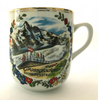 Grossglockner cup with view from the Kaiser Franz Josef Hoehe