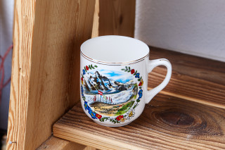 Grossglockner cup with view from the Kaiser Franz Josef Hoehe